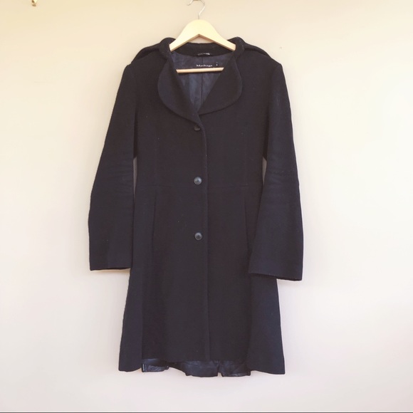 Mackage Jackets & Blazers - • Mackage • 3 Button Black Long Peacoat Medium